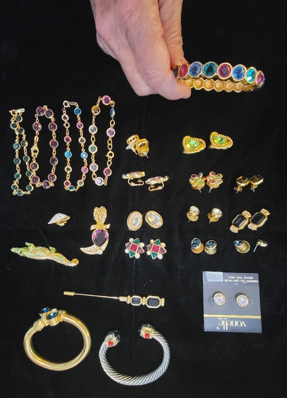 Lot of Vintage Swarovski Crystal And Costume Jewelry